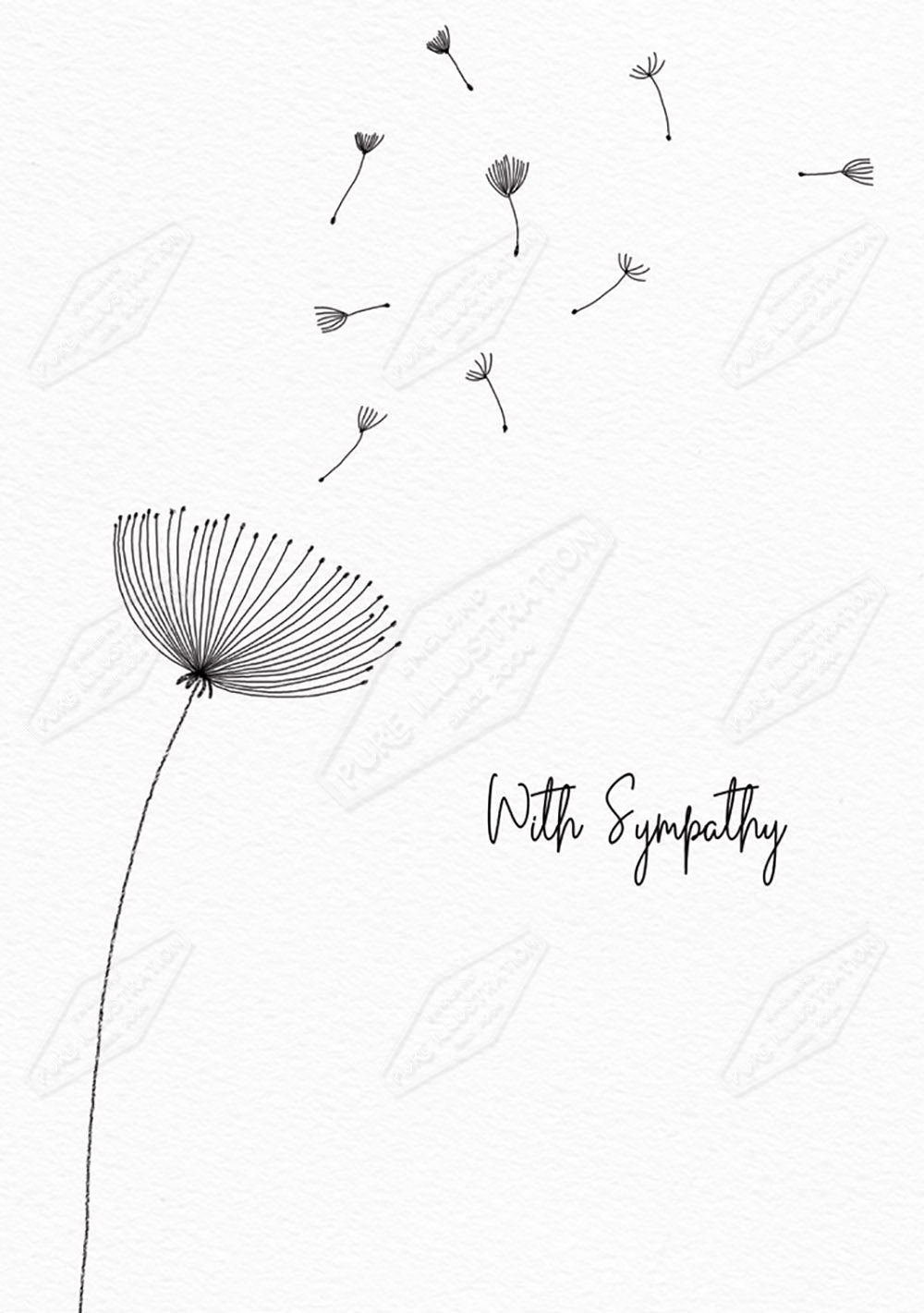 Synpathy Greeting Card Design by Cory Reid for Pure art Licensing Agency