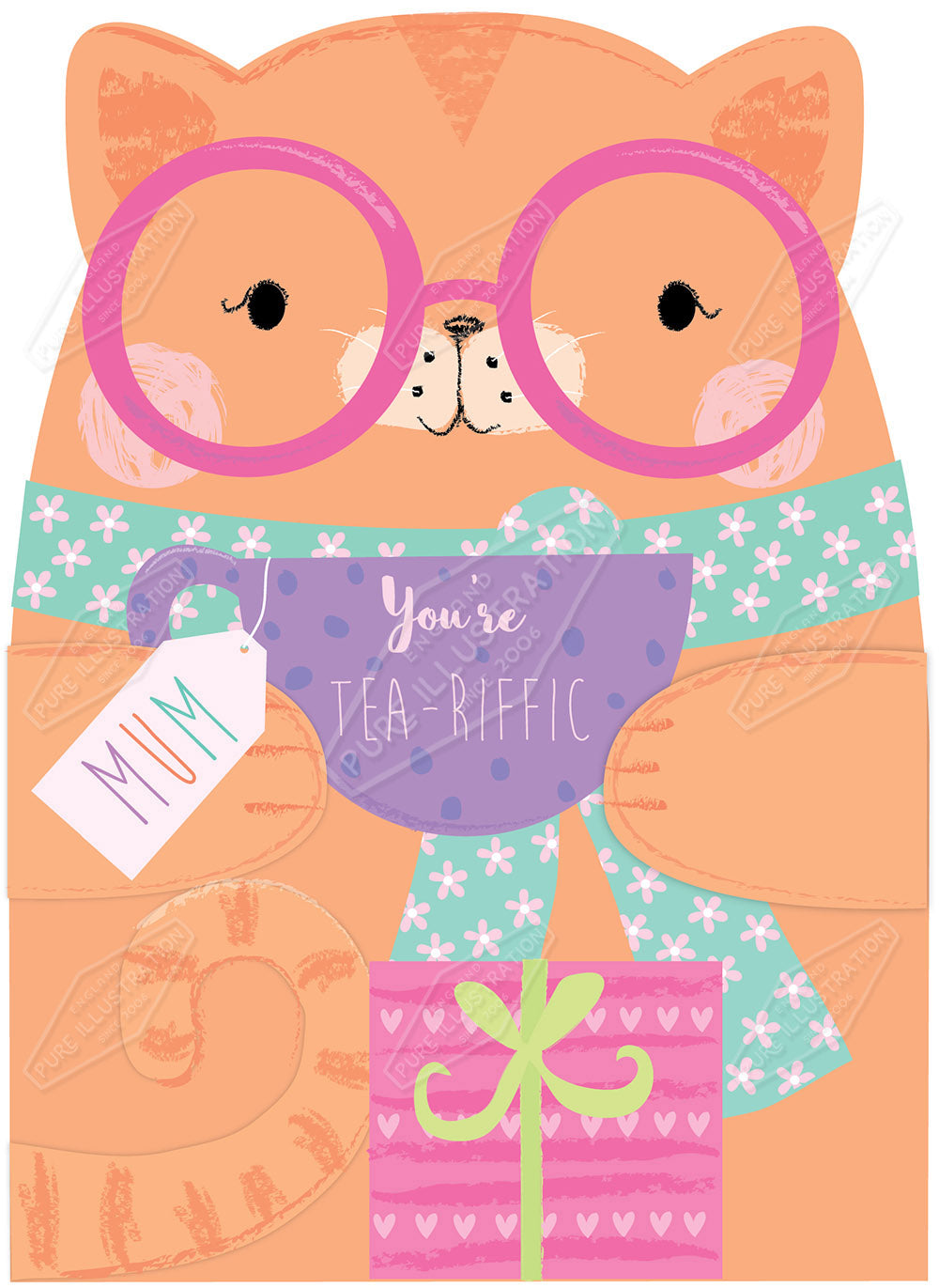 00032840AMC - Amanda McDonough is represented by Pure Art Licensing Agency - Mother's Day Greeting Card Design