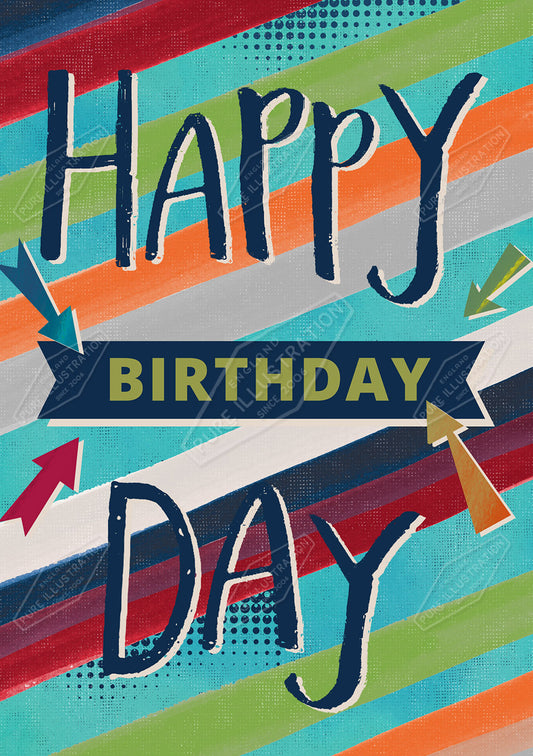 00033189KSP- Kerry Spurling is represented by Pure Art Licensing Agency - Birthday Greeting Card Design
