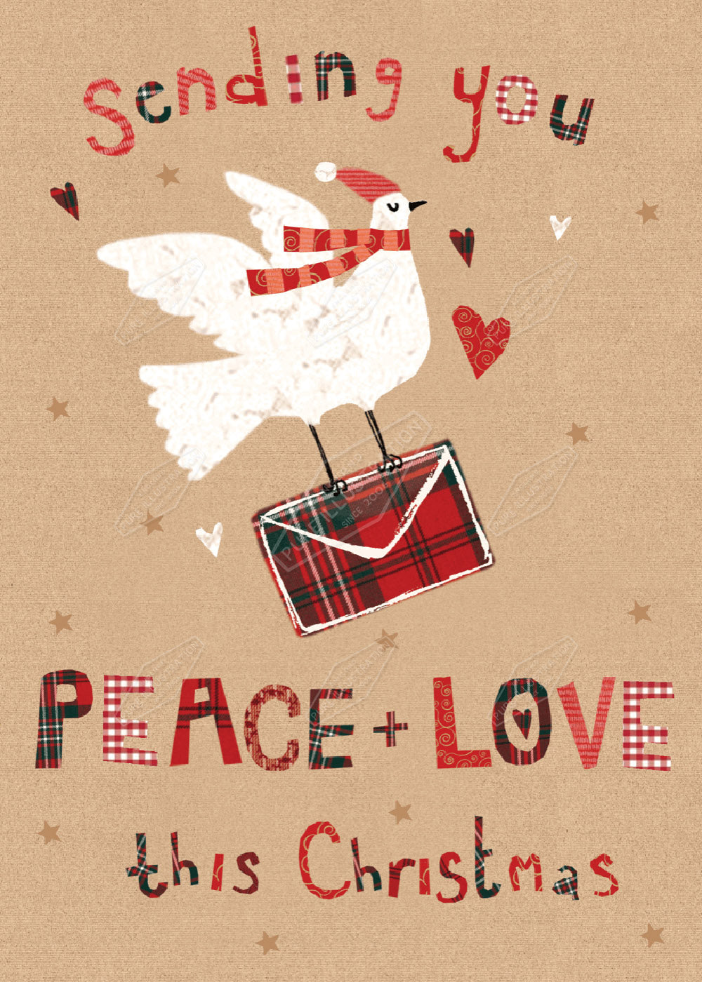 00033199DEV - Deva Evans is represented by Pure Art Licensing Agency - Christmas Greeting Card Design