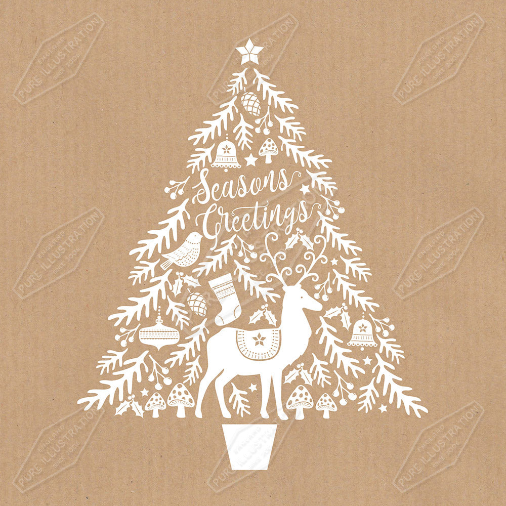 00033203AMC - Amanda McDonough is represented by Pure Art Licensing Agency - Christmas Greeting Card Design