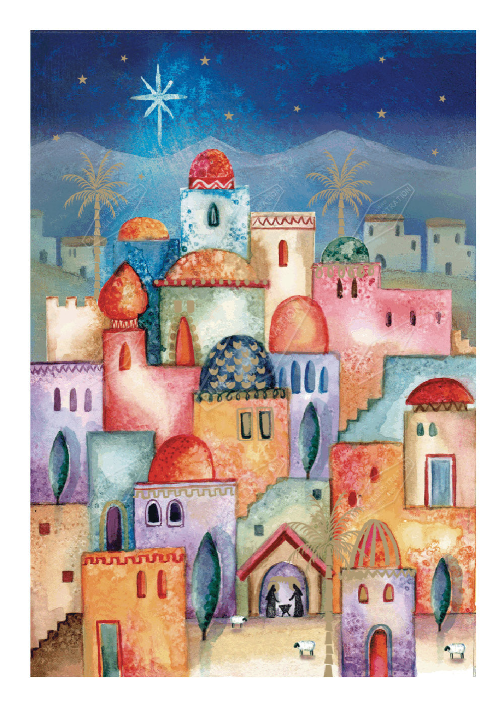 00033420DEV - Deva Evans is represented by Pure Art Licensing Agency - Christmas Greeting Card Design