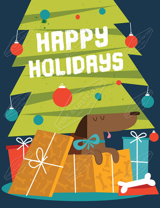 00033431RSW - Luke Swinney is represented by Pure Art Licensing Agency - Christmas Greeting Card Design