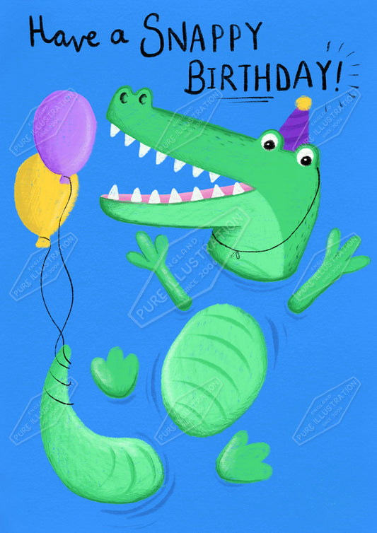 00033522JPH - Jessica Philpott is represented by Pure Art Licensing Agency - Birthday Greeting Card Design