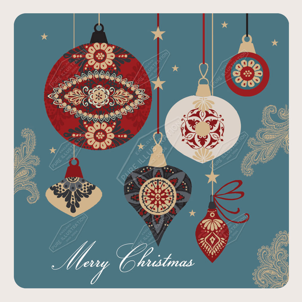 00033541DEV - Deva Evans is represented by Pure Art Licensing Agency - Christmas Greeting Card Design