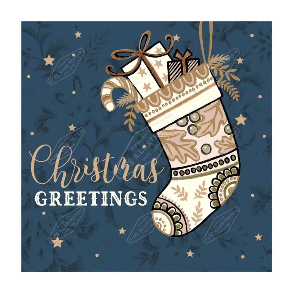 00033604DEV - Deva Evans is represented by Pure Art Licensing Agency - Christmas Greeting Card Design
