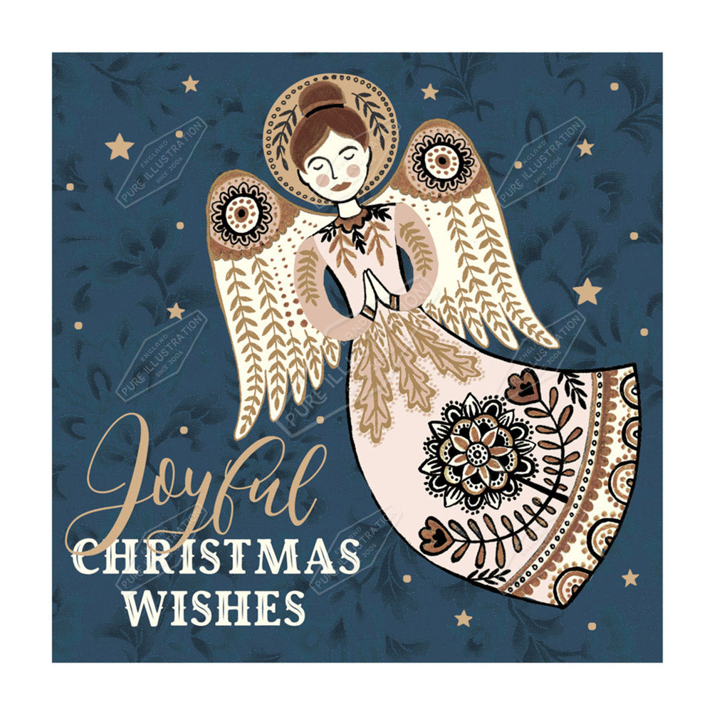 00033607DEV - Deva Evans is represented by Pure Art Licensing Agency - Christmas Greeting Card Design
