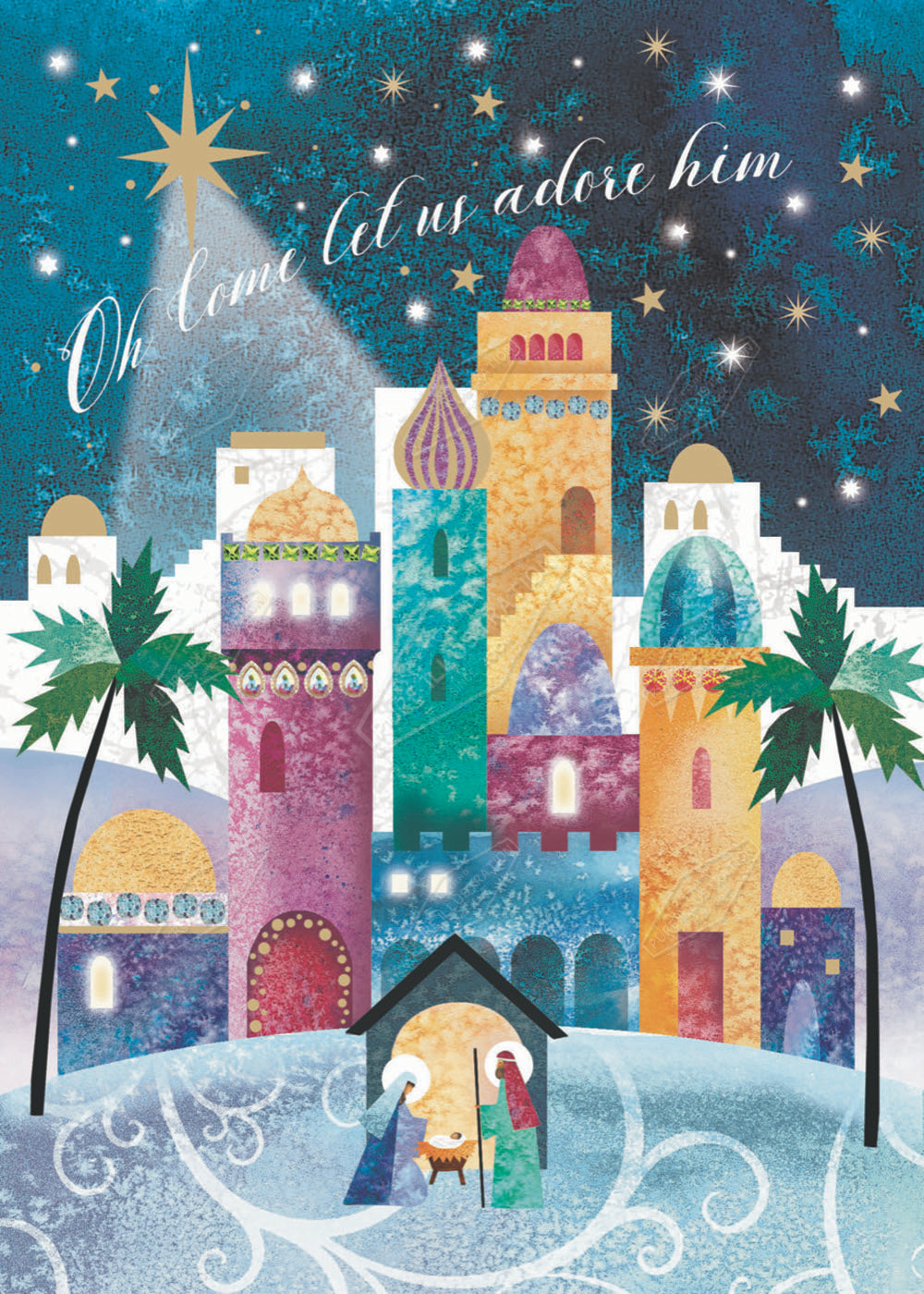 00033610DEV - Deva Evans is represented by Pure Art Licensing Agency - Christmas Greeting Card Design