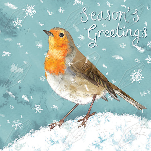 Christmas Robin Design by Victoria Marks for Pure Art Licensing Agency & Surface Design Studio