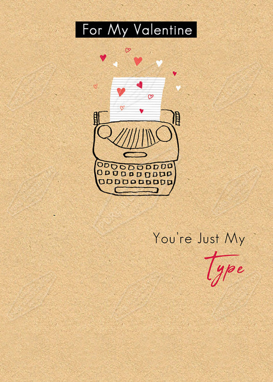 Valentines Message Greeting Card Design by Cory Reid for Pure Art Licensing Agency & Surface Design Studio
