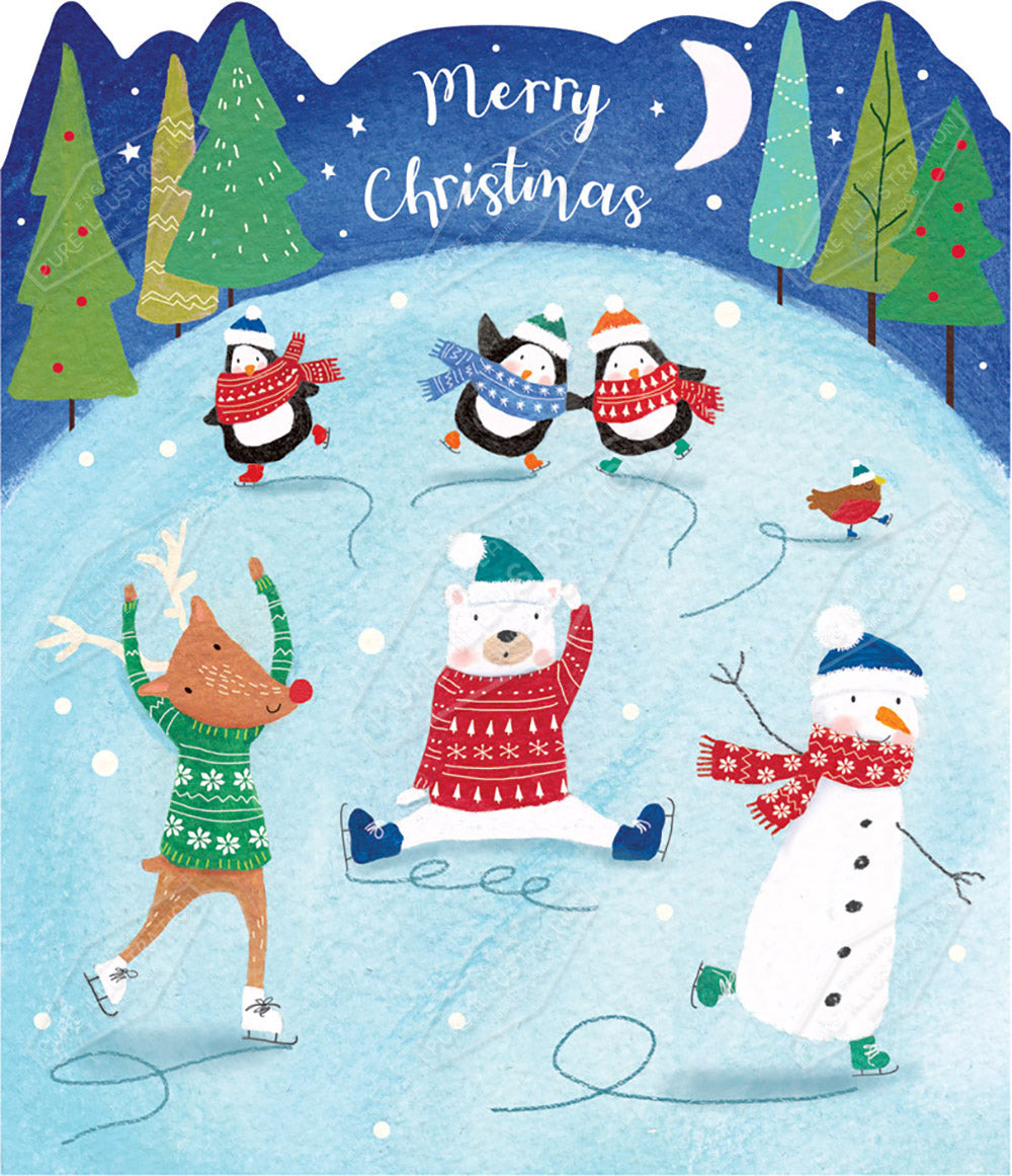 Christmas Characters Illustration by Cory Reid for Pure Surface Design Studio & Pure Art Licensing Agency