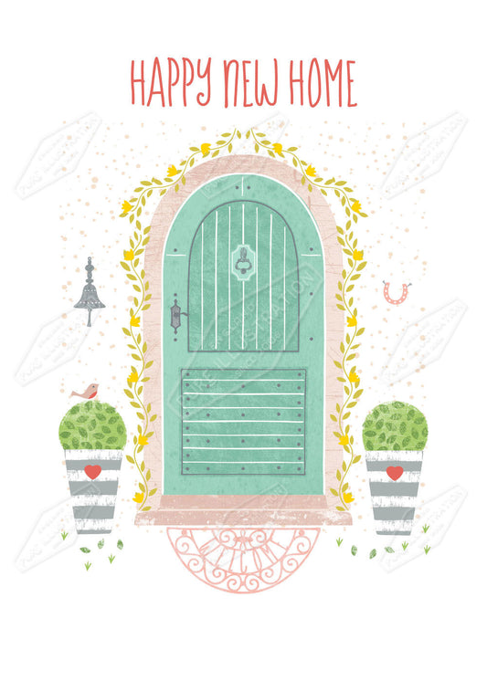 New Home Front Door Design by Gill Eggleston for Pure Art Licensing Agency & Surface Design Studio