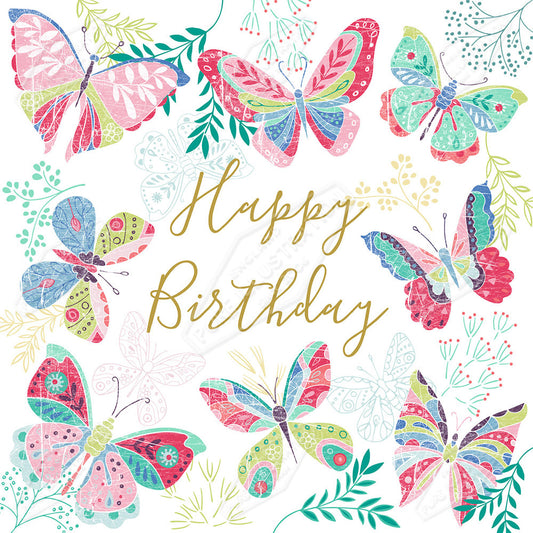 Birthday Butterflies Pattern Design by Gill Eggleston for Pure Art Licensing Agency & Surface Design Studio