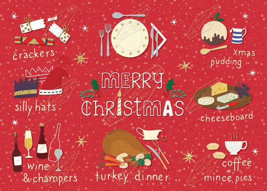 Christmas Food & Drink Design by Gill Eggleston for Pure Art Licensing Agency & Surface Design Studio