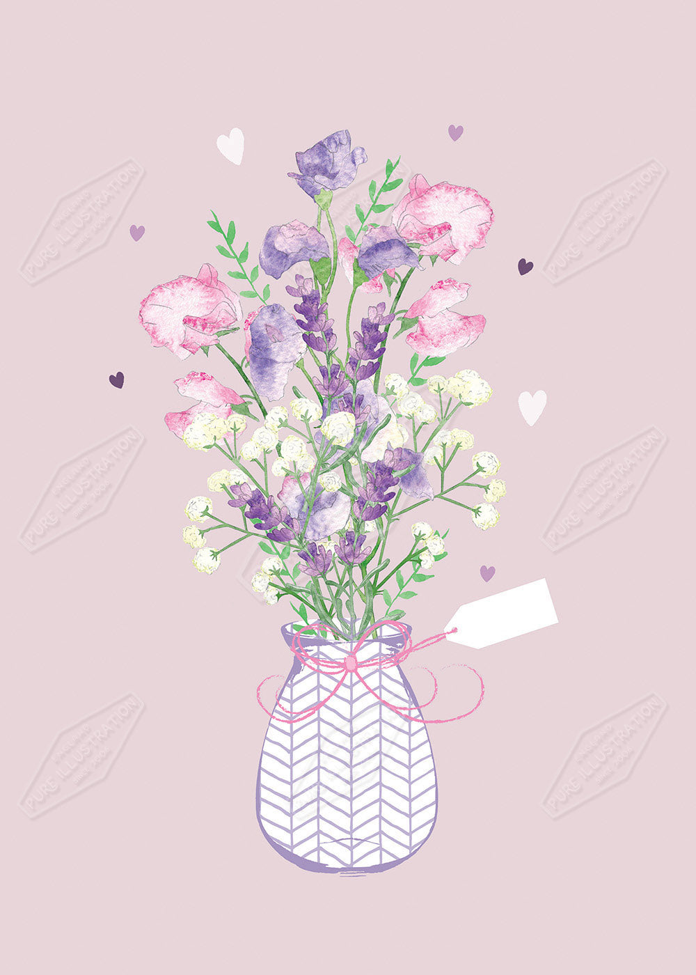 Vase of Flowers Design by Victoria Marks for Pure Art Licensing Agency & Surface Design Studio