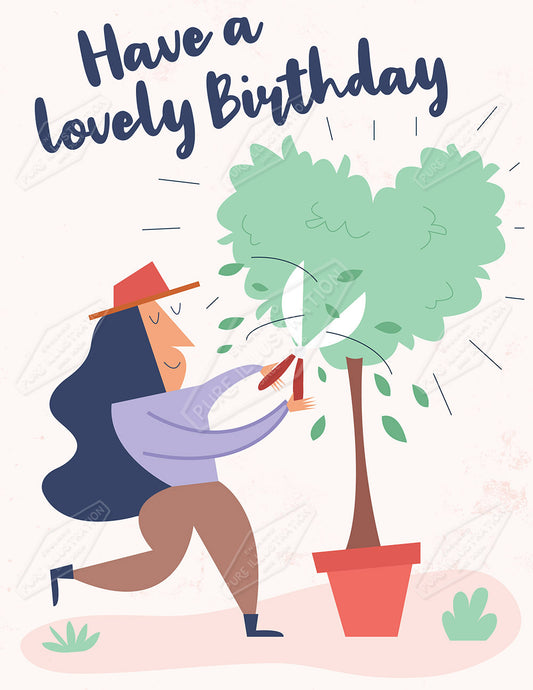 00033890RSW - Luke Swinney is represented by Pure Art Licensing Agency - Birthday Greeting Card Design