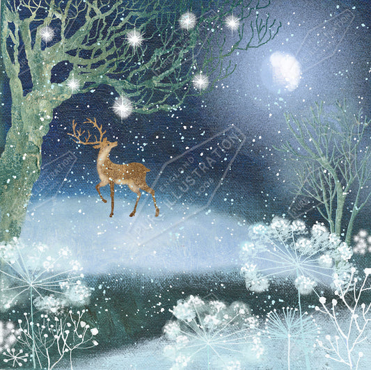 00034019JPA- Jan Pashley is represented by Pure Art Licensing Agency - Christmas Greeting Card Design