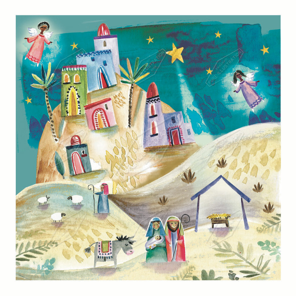 00034034DEV - Deva Evans is represented by Pure Art Licensing Agency - Christmas Greeting Card Design
