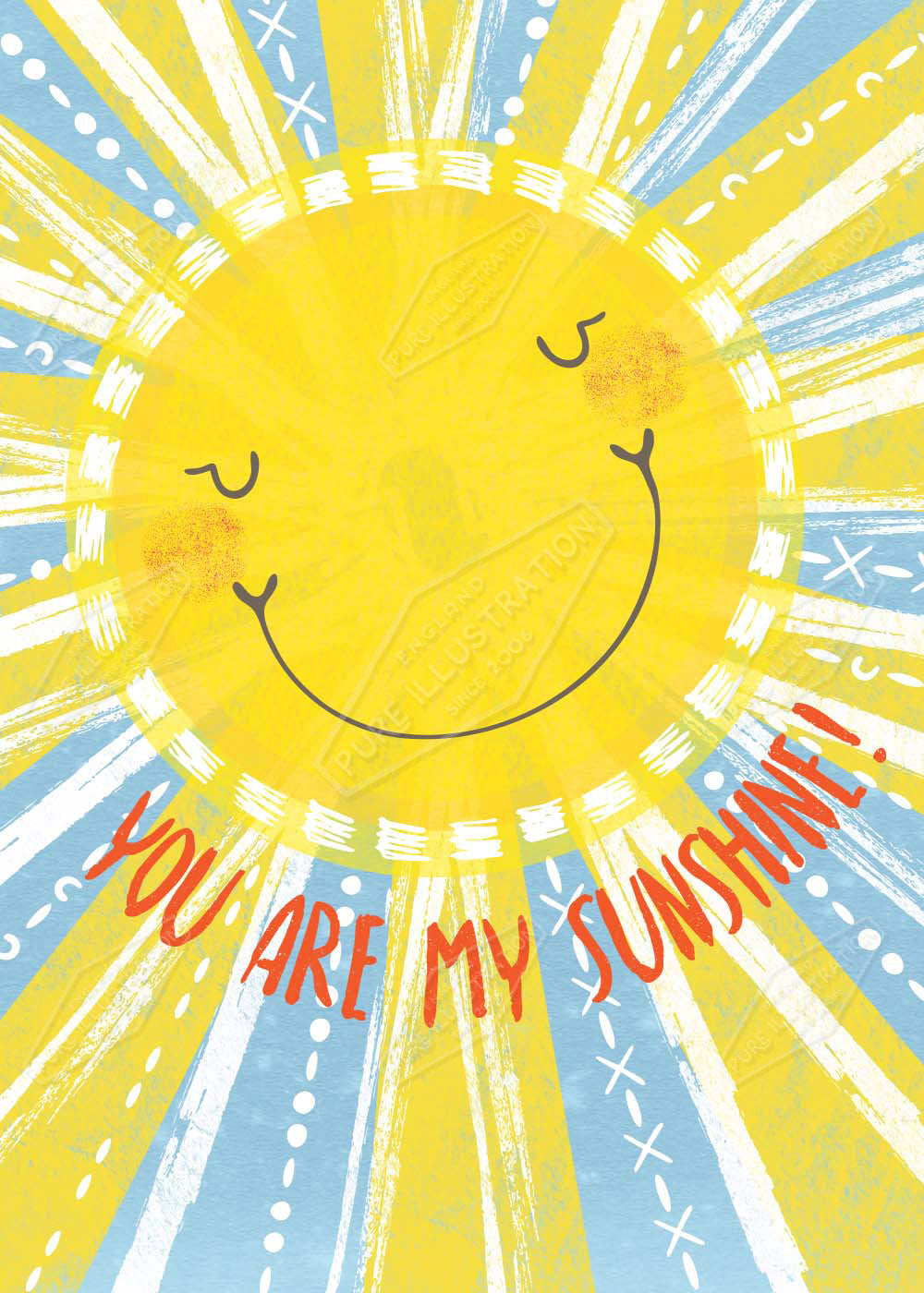 You Are My Sunshine Design by Gill Eggleston for Pure Art Licensing Agency & Surface Design Studio