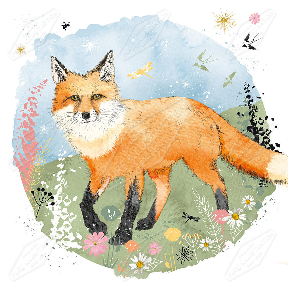 Country Fox by Victoria Marks for Pure Art Licensing Agency & Surface Design Studio