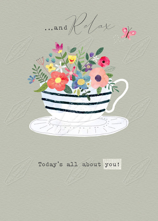 Birthday Greeting Card Design by Cory Reid - Pure Art Licensing Agency & Surface Design Studio