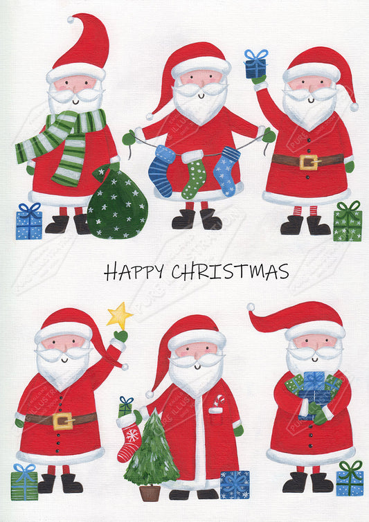 00034068AAI - Father Christmas Group - Pure Art Licensing Agency