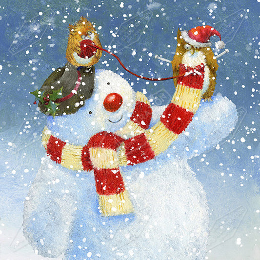 00034107JPA- Jan Pashley is represented by Pure Art Licensing Agency - Christmas Greeting Card Design