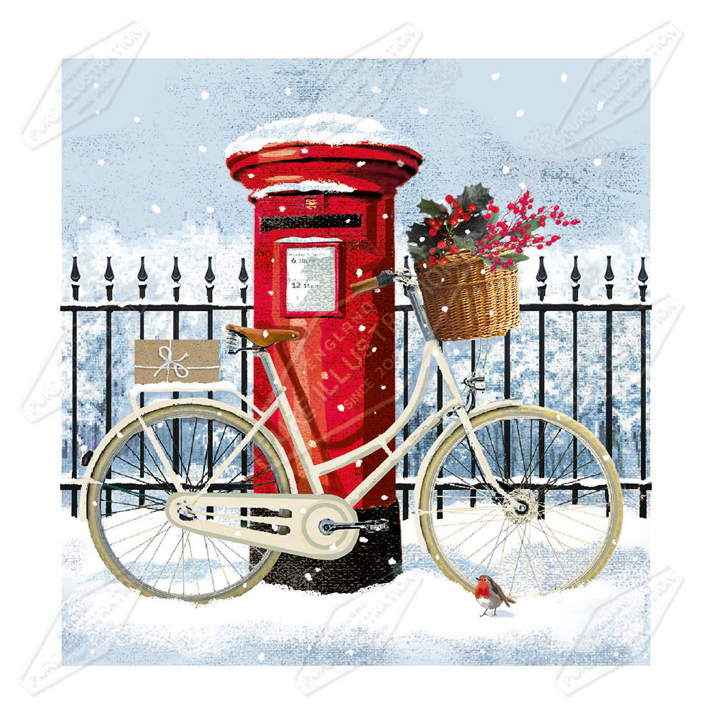 00034118DEV - Deva Evans is represented by Pure Art Licensing Agency - Christmas Greeting Card Design