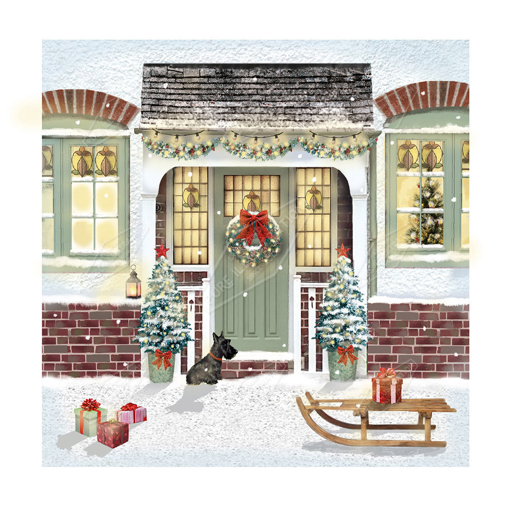 00034181DEV - Deva Evans is represented by Pure Art Licensing Agency - Christmas Greeting Card Design