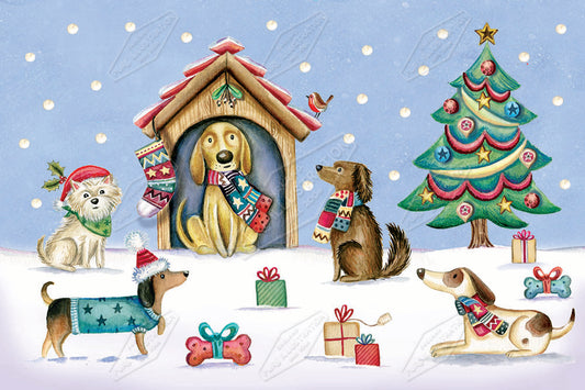 00034186DEV - Deva Evans is represented by Pure Art Licensing Agency - Christmas Greeting Card Design