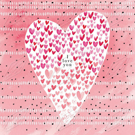 00034238SLA- Sarah Lake is represented by Pure Art Licensing Agency - Valentine's Greeting Card Design