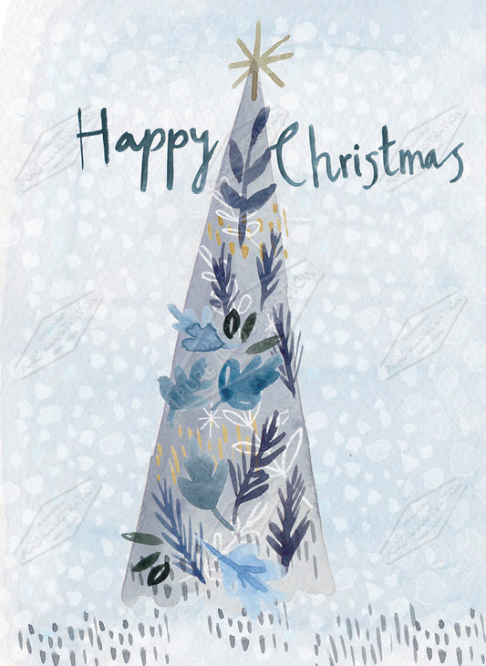 00034239SLA- Sarah Lake is represented by Pure Art Licensing Agency - Christmas Greeting Card Design