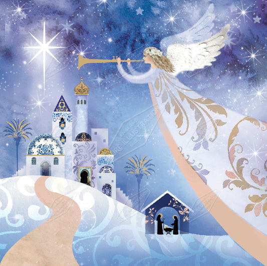 00034251DEV - Deva Evans is represented by Pure Art Licensing Agency - Christmas Greeting Card Design