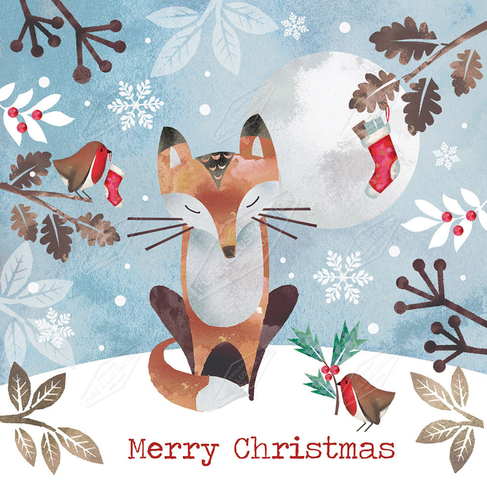 00034299DEV - Deva Evans is represented by Pure Art Licensing Agency - Christmas Greeting Card Design
