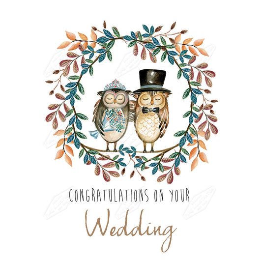 00034304DEV - Deva Evans is represented by Pure Art Licensing Agency - Wedding Greeting Card Design