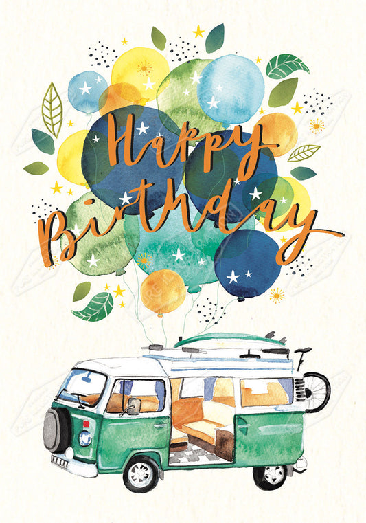 00034344EST- Emily Stalley is represented by Pure Art Licensing Agency - Birthday Greeting Card Design