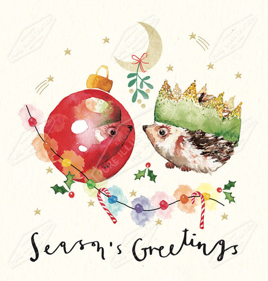 00034357EST- Emily Stalley is represented by Pure Art Licensing Agency - Christmas Greeting Card Design