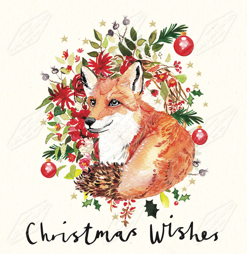 00034358EST- Emily Stalley is represented by Pure Art Licensing Agency - Christmas Greeting Card Design