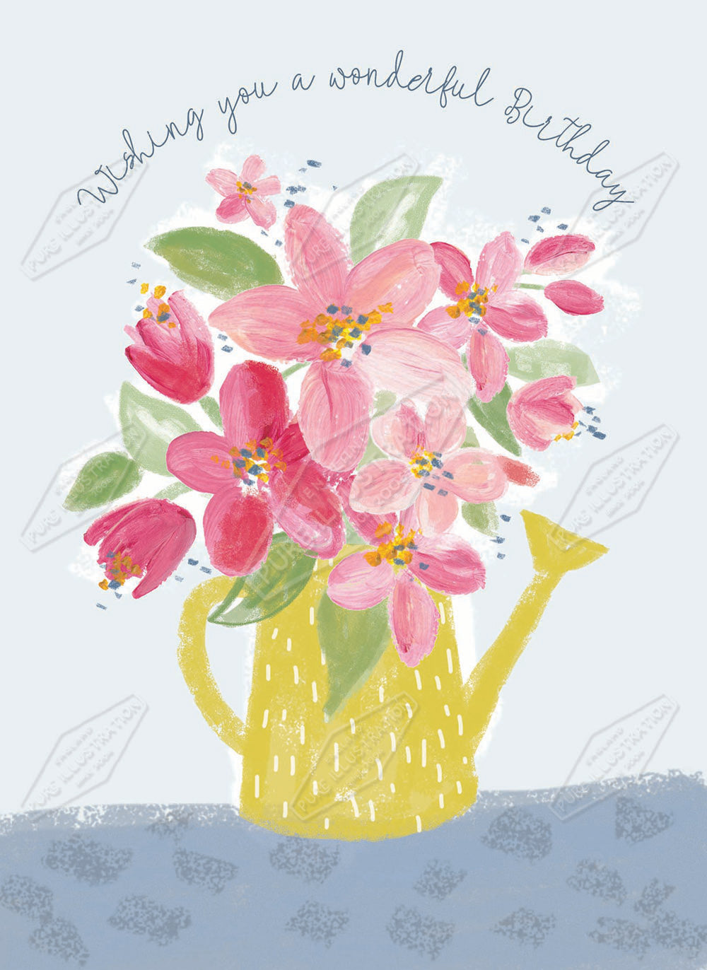 00034568SLA- Sarah Lake is represented by Pure Art Licensing Agency - Birthday Greeting Card Design