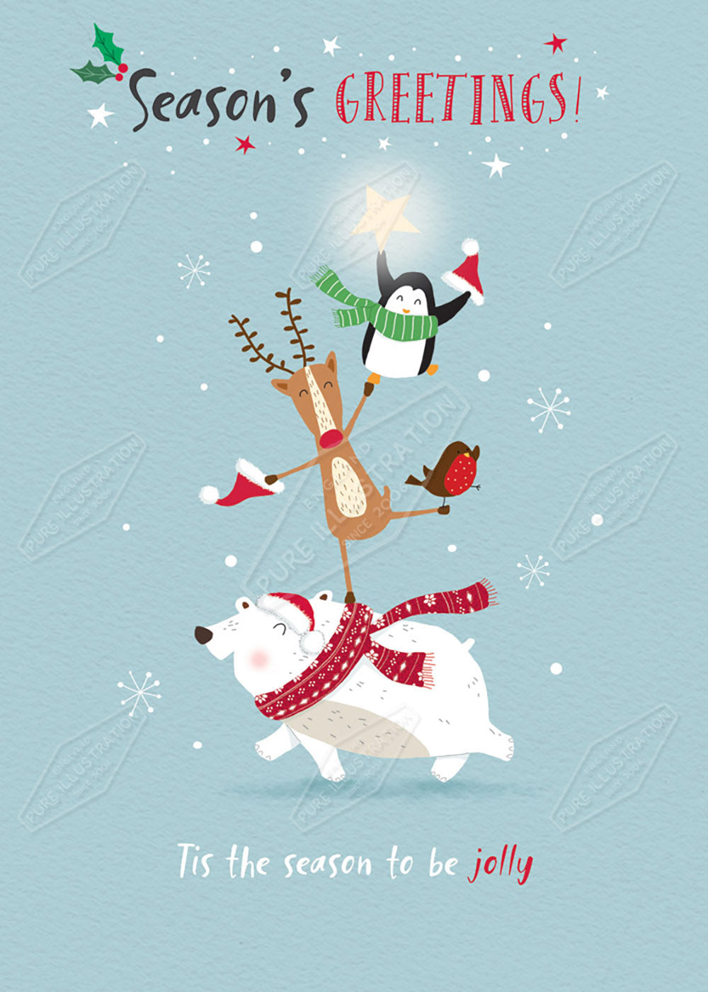 Christmas Characters Illustration by Cory Reid - Pure Art Licensing Agency & Surface Design Studio