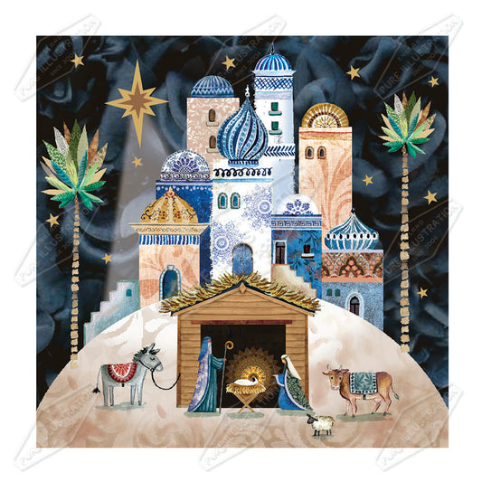 00034652DEV - Deva Evans is represented by Pure Art Licensing Agency - Christmas Greeting Card Design