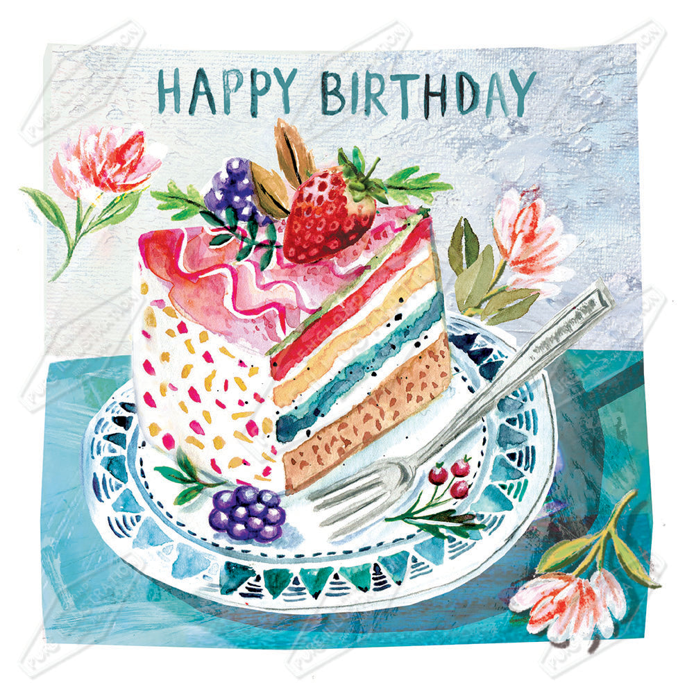 00034658DEV - Deva Evans is represented by Pure Art Licensing Agency - Birthday Greeting Card Design