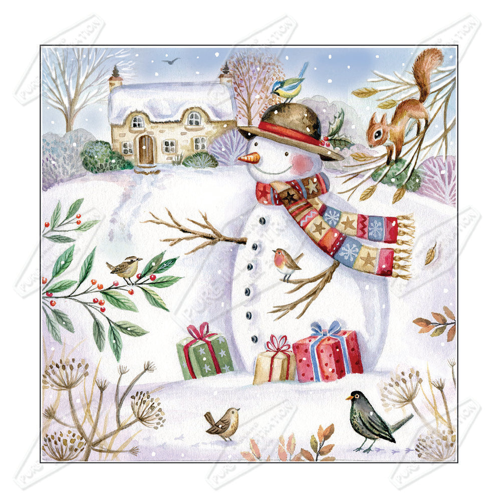 00034664DEV - Deva Evans is represented by Pure Art Licensing Agency - Christmas Greeting Card Design