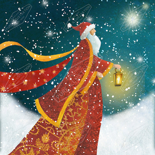 00034672JPA- Jan Pashley is represented by Pure Art Licensing Agency - Christmas Greeting Card Design