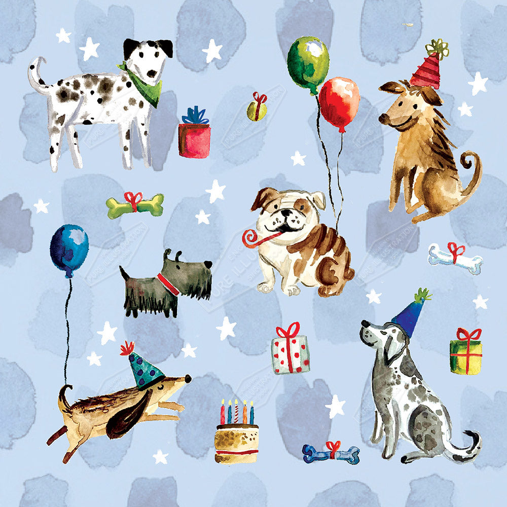 00034884DEV - Birthday Dogs by Deva Evans - Pure Art Licensing & Surface Design Studio