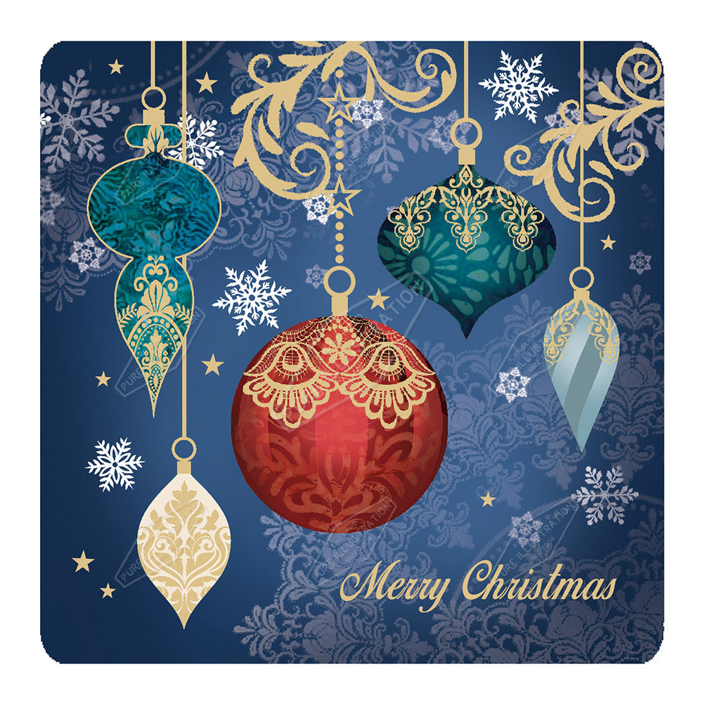 Christmas Decorations Illustration by Deva Evans - Pure Art Licensing Agency