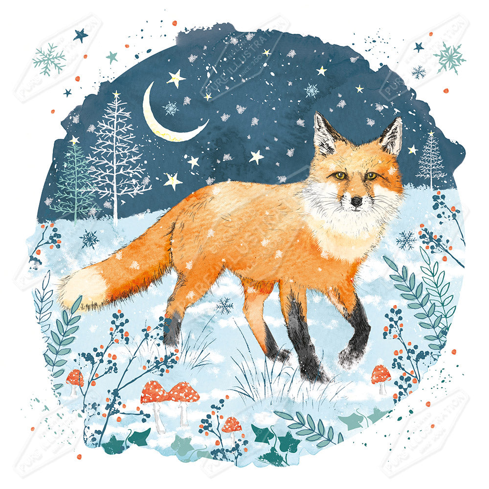 Christmas Country Fox by Victoria Marks for Pure Art Licensing Agency & Surface Design Studio