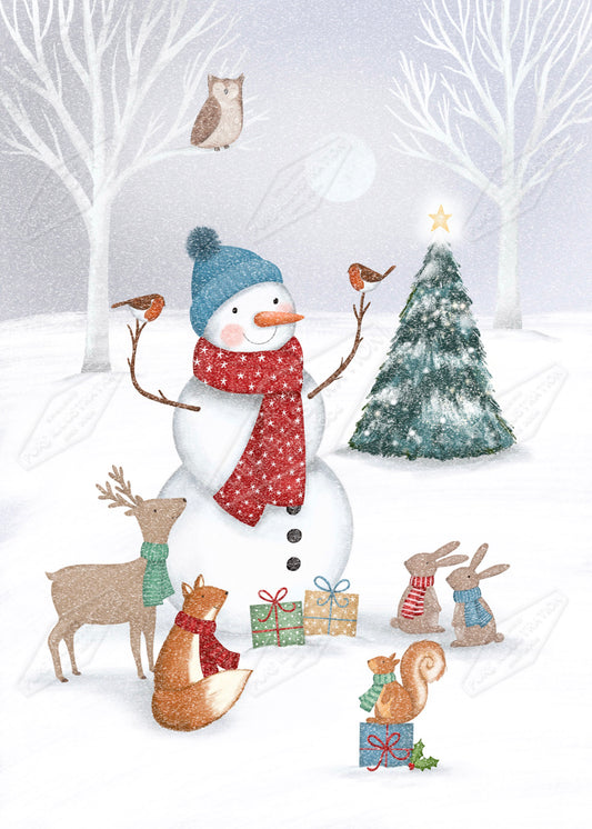 00034960AAI- Anna Aitken is represented by Pure Art Licensing Agency - Christmas Greeting Card Design