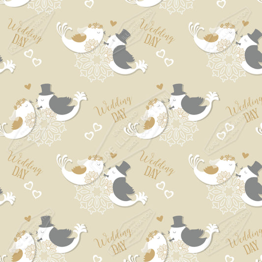 00034978GEG- Gill Eggleston is represented by Pure Art Licensing Agency - Wedding Pattern Design