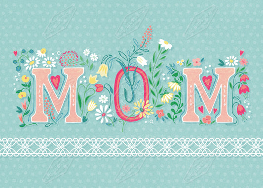 00034980GEG- Gill Eggleston is represented by Pure Art Licensing Agency - Mother's Day Greeting Card Design